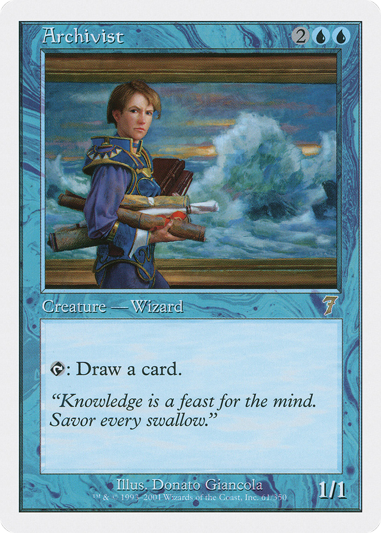 Archivist (7ED-061) - 7th Edition Foil
