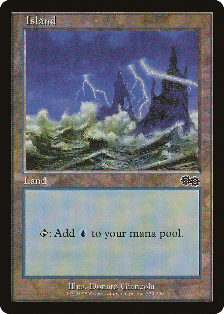 Island (335) (USG-335) - Urza's Saga