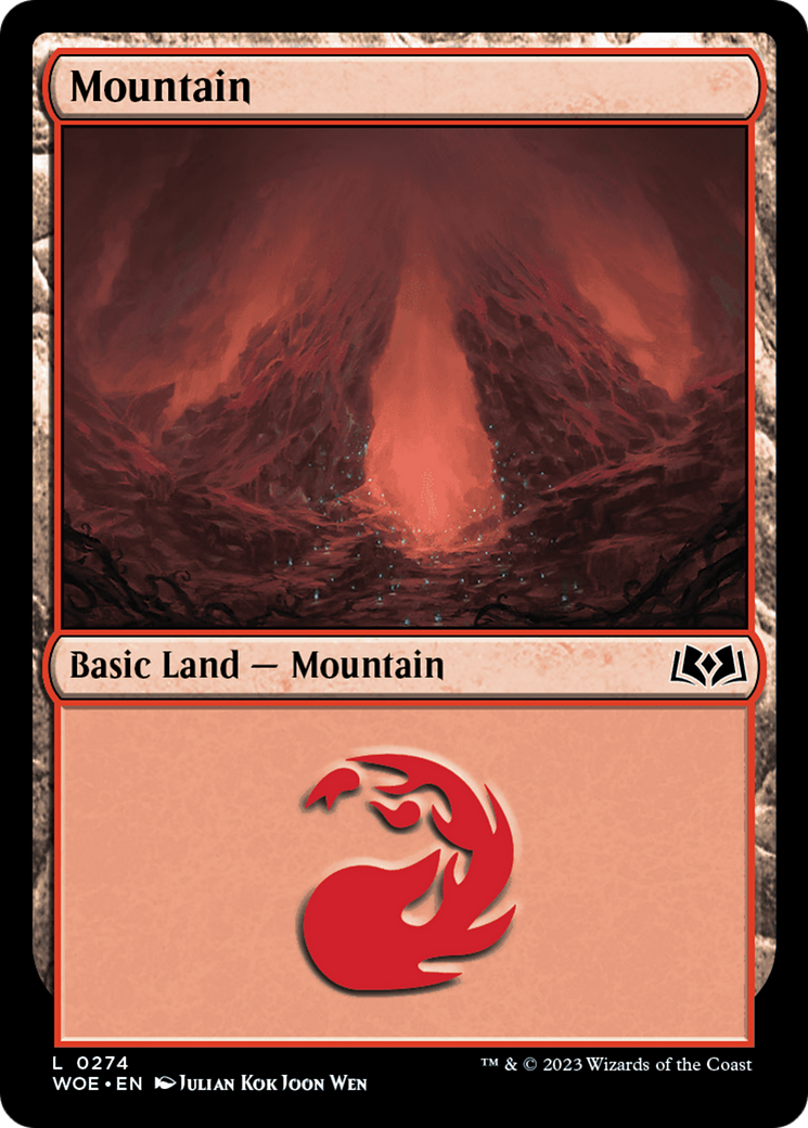 Mountain (0274) (WOE-274) - Wilds of Eldraine