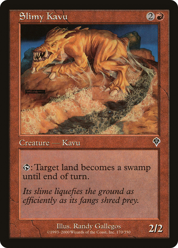 Slimy Kavu (INV-170) - Invasion Foil