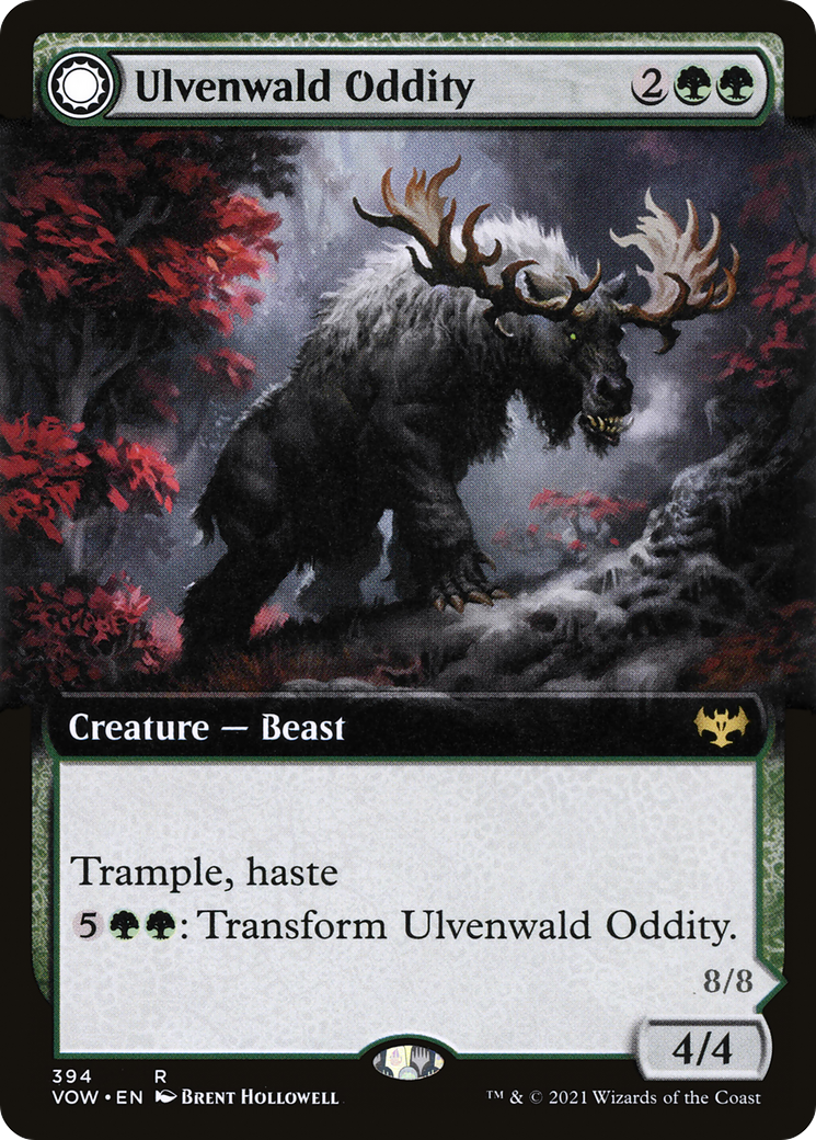 Ulvenwald Oddity (Extended Art) (VOW-394) - Innistrad: Crimson Vow: (Extended Art, Double Faced Transform)