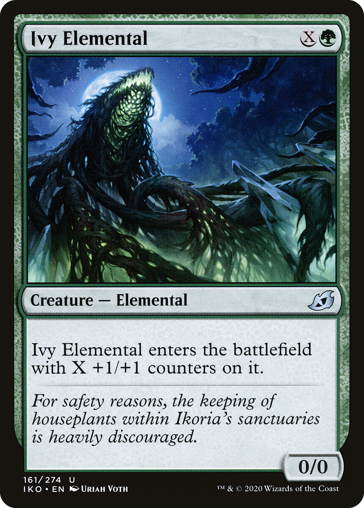 Ivy Elemental (IKO-161) - Ikoria: Lair of Behemoths Foil
