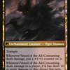 Hidetsugu Consumes All (NEO-221) - Kamigawa: Neon Dynasty: (fandfc, enchantment)
