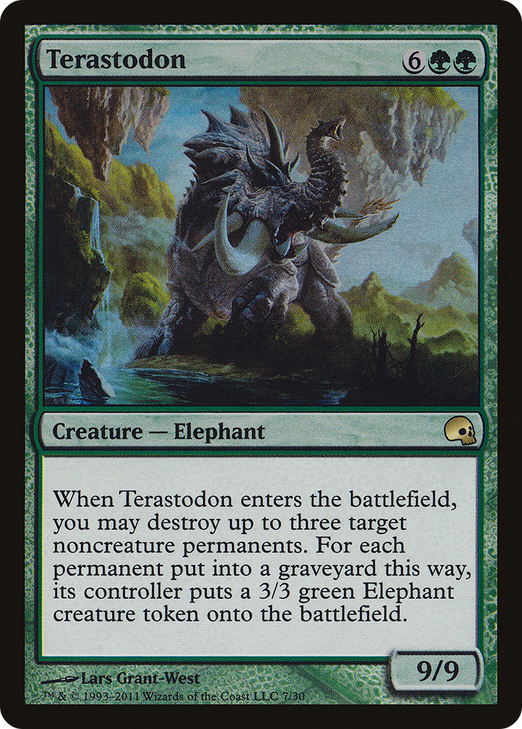 Terastodon (GRV-007) - Premium Deck Series: Graveborn Foil