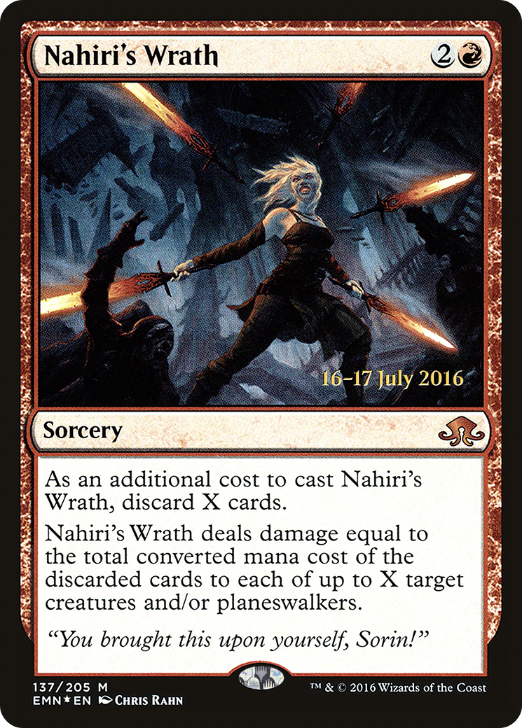 Nahiri's Wrath (PRE-137) - Eldritch Moon Promos Foil