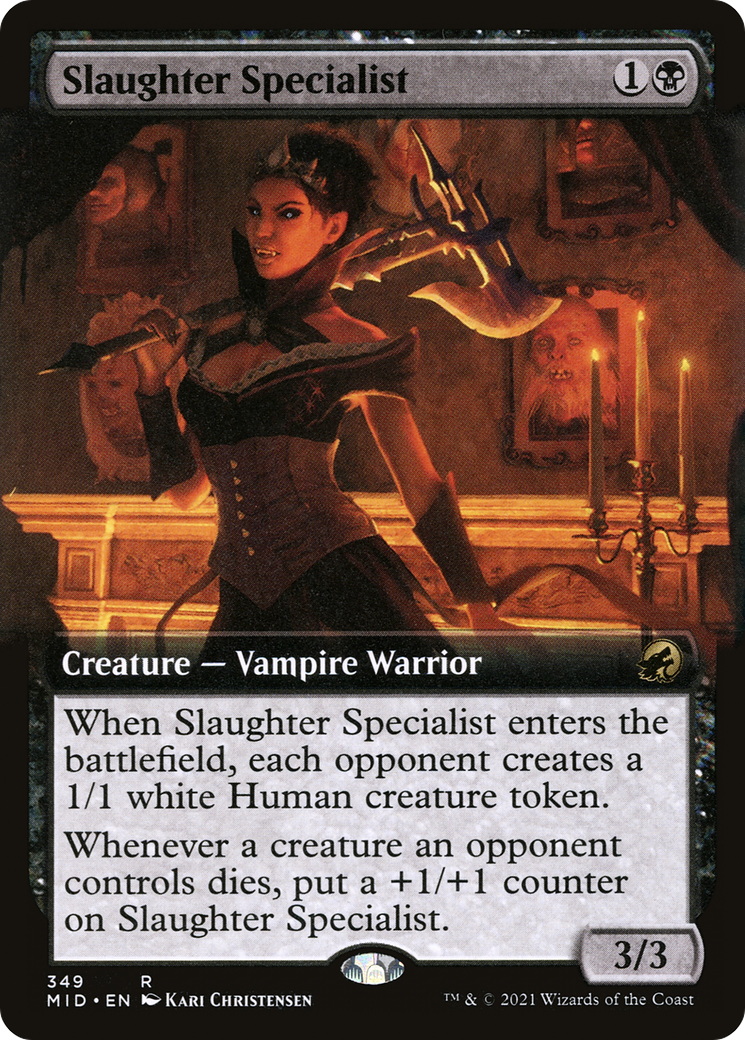 Slaughter Specialist (Extended Art) (MID-349) - Innistrad: Midnight Hunt: (Extended Art)