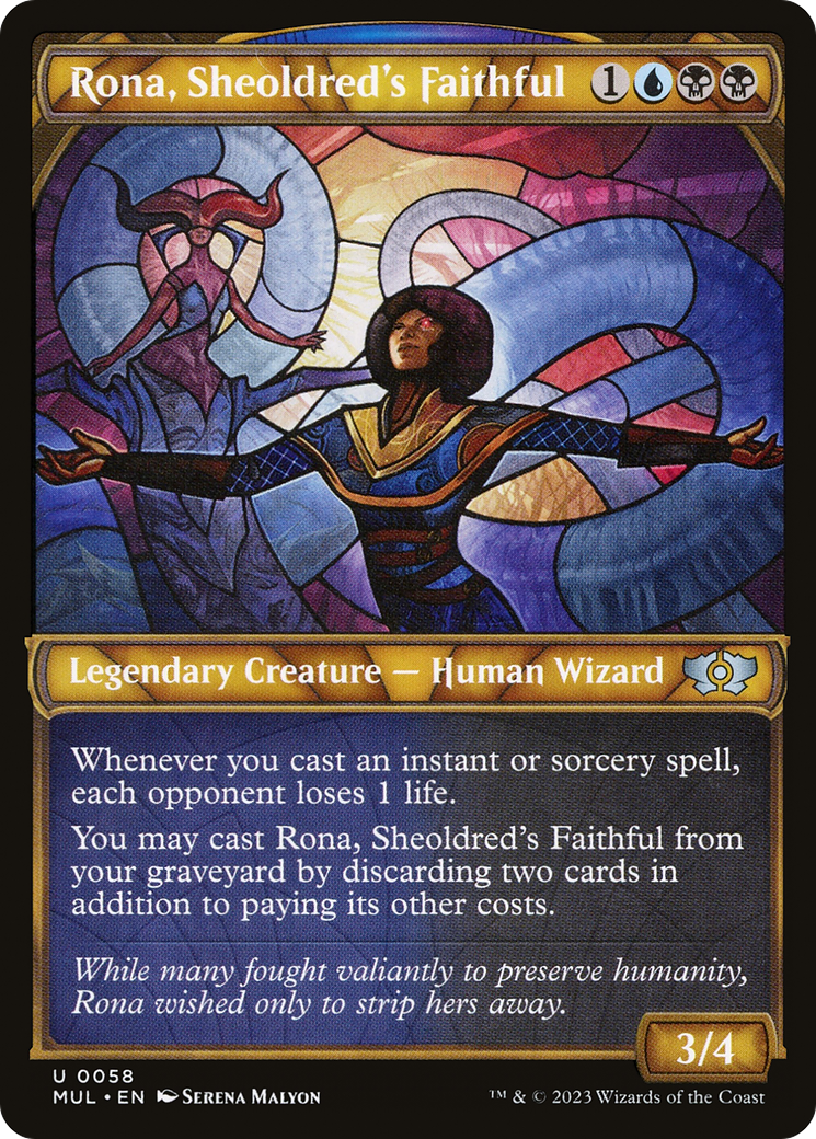 Rona, Sheoldred's Faithful (MUL-058) - Multiverse Legends: (Showcase) Foil