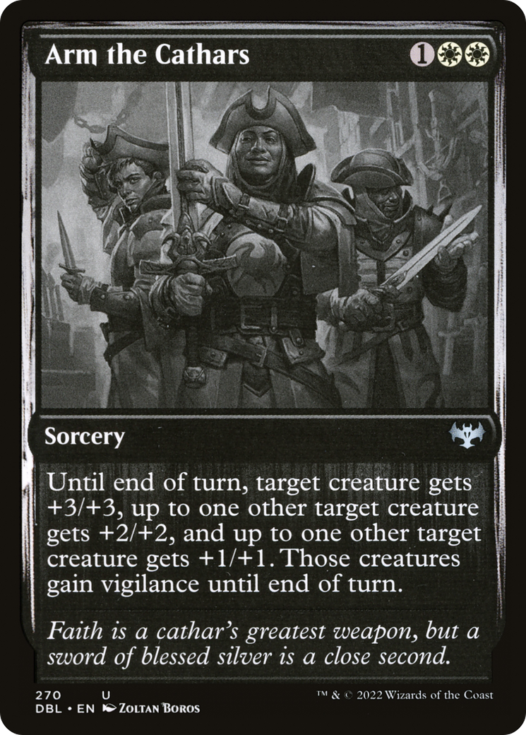 Arm the Cathars (DBL-270) - Innistrad: Double Feature Foil