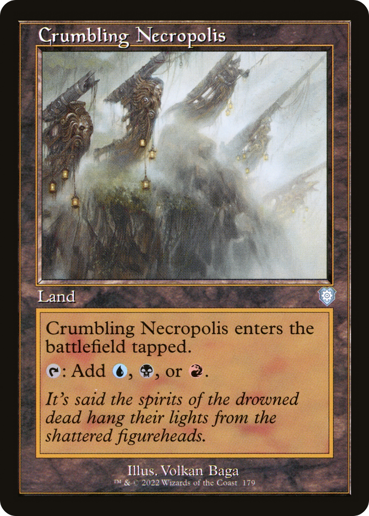 Crumbling Necropolis (Retro Frame) (BRC-179) - The Brothers' War Commander