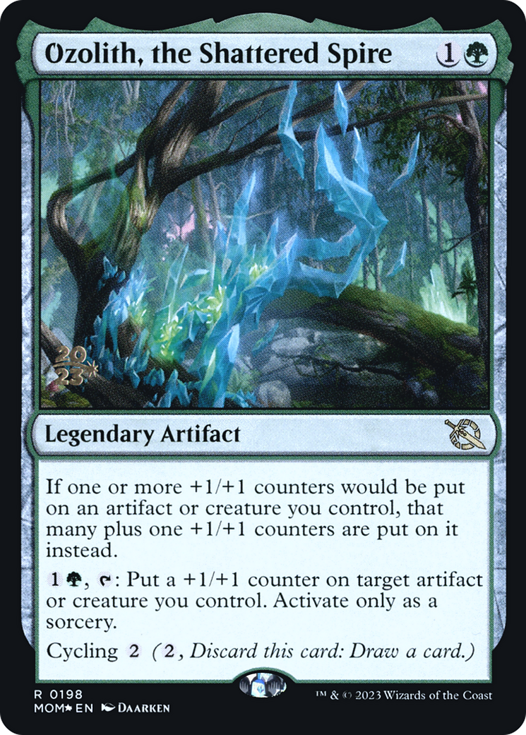 Ozolith, the Shattered Spire (PRE-198) - March of the Machine Promos Foil