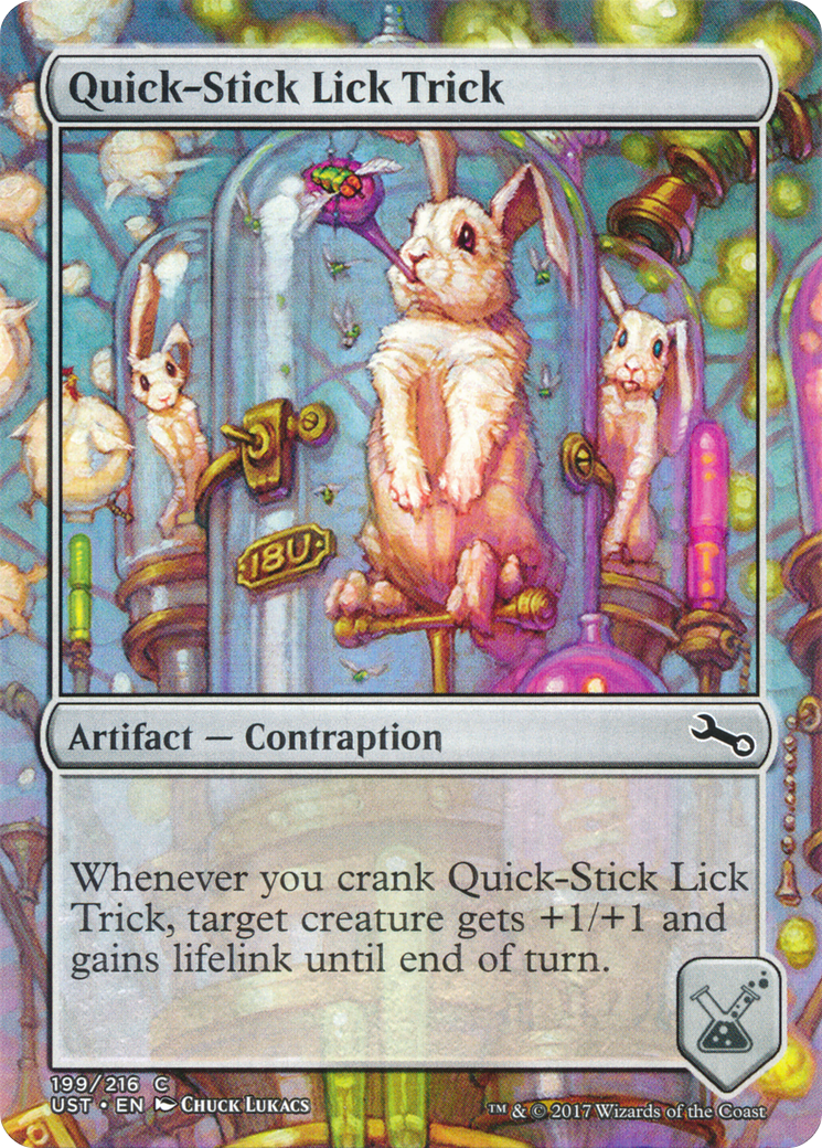 Quick-Stick Lick Trick (UST-199) - Unstable (Borderless) Foil