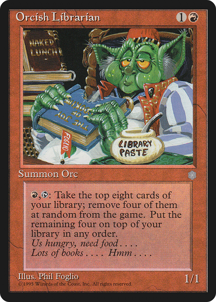 Orcish Librarian (ICE-) - Ice Age