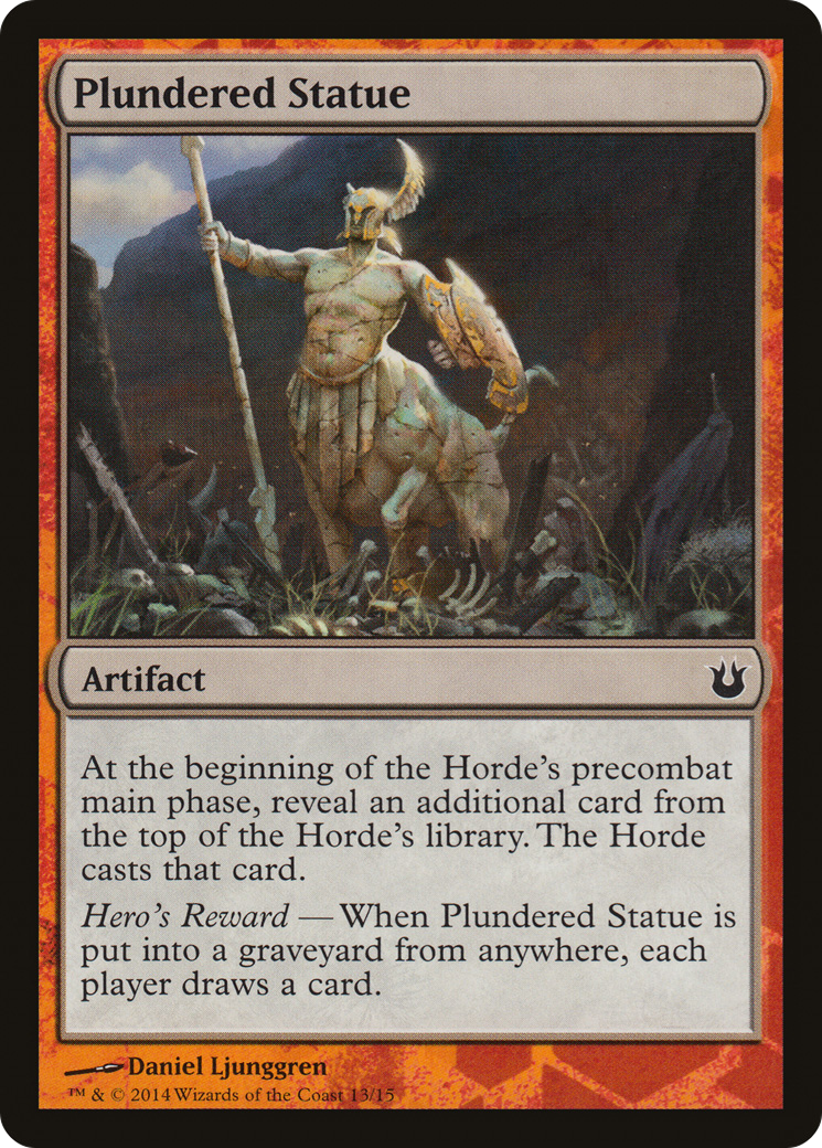 Plundered Statue (HERO-) - Battle the Horde