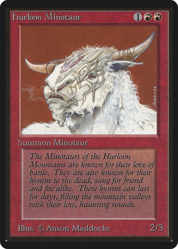 Hurloon Minotaur (LEB-) - Limited Edition Beta