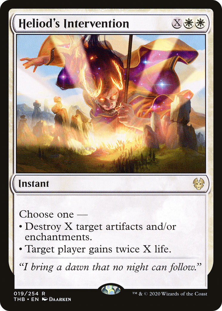 Heliod's Intervention (THB-019) - Theros Beyond Death Foil