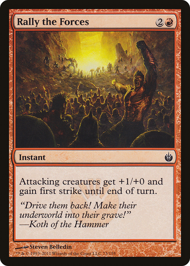 Rally the Forces (MBS-073) - Mirrodin Besieged