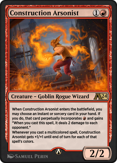 Construction Arsonist (YMKM-015) - Alchemy: Murders at Karlov Manor