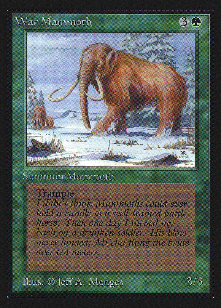 War Mammoth (IE) (IED-) - Intl. Collectors' Edition