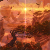 Windswept Heath // Windswept Heath (AZNR-030) - Zendikar Rising Art Series (Borderless) Foil