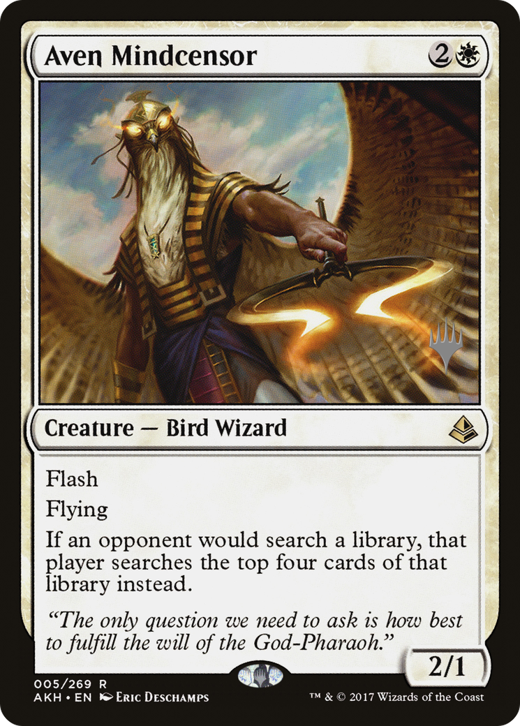 Aven Mindcensor (PPTHB-005) - Amonkhet Promos Foil