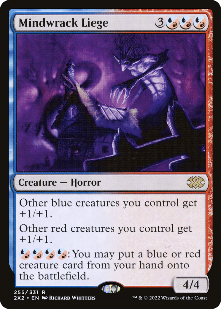Mindwrack Liege (2X2-255) - Double Masters 2022 Foil
