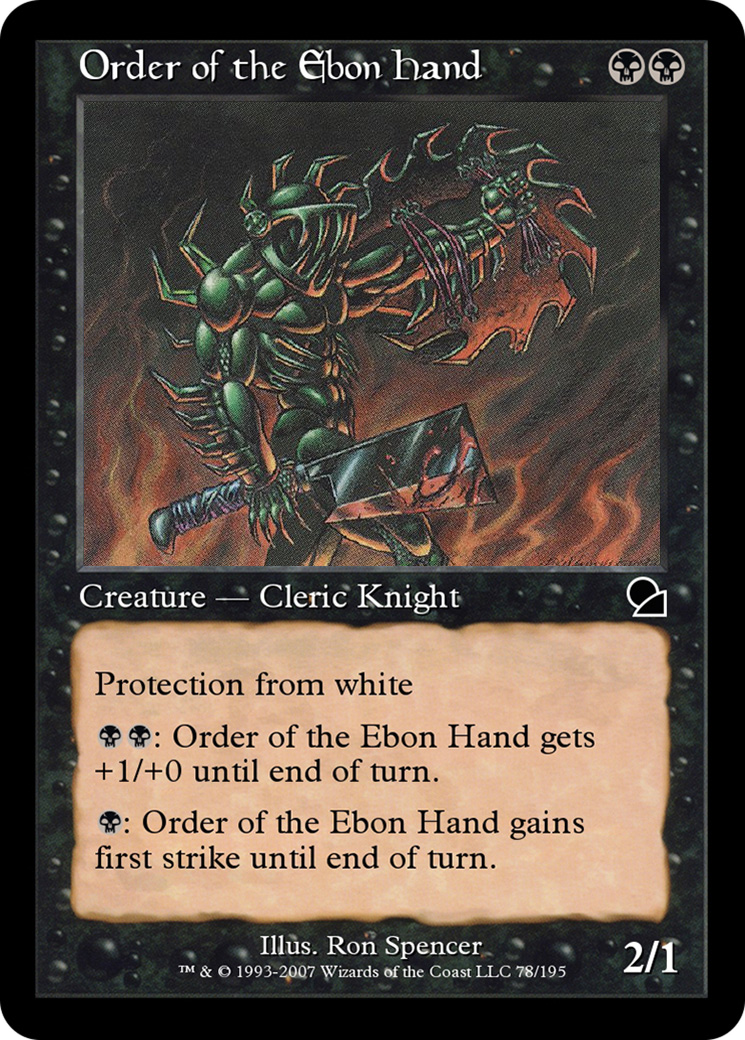 Order of the Ebon Hand (ME1-078) - Masters Edition