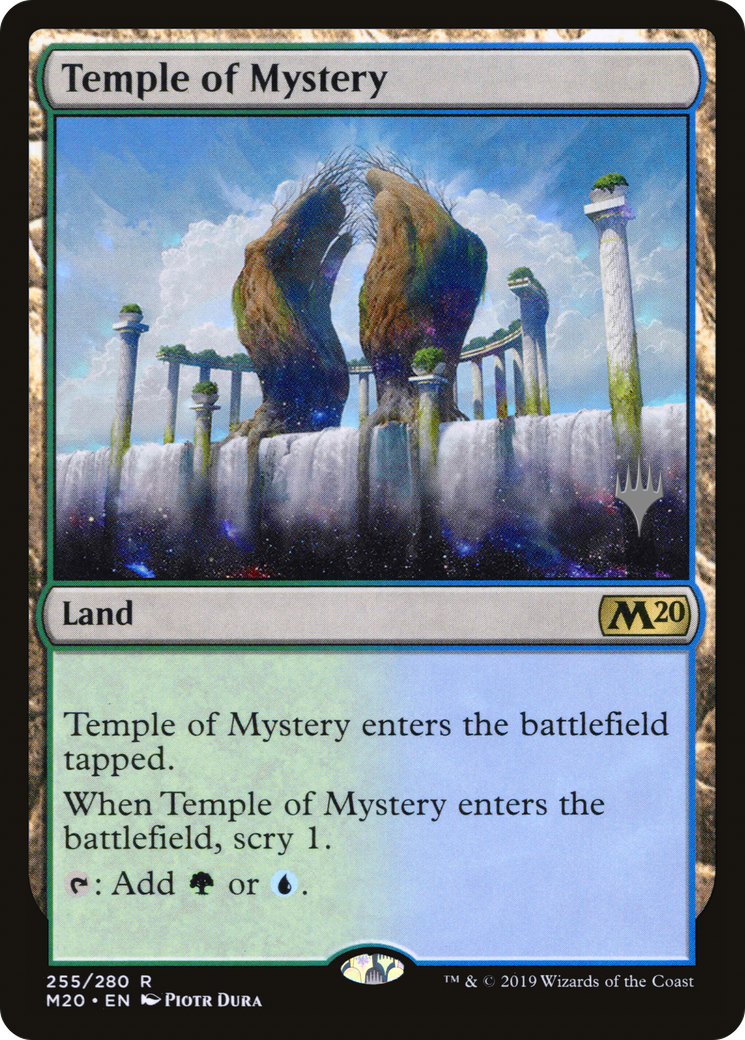Temple of Mystery (PPM20-255) - Core Set 2020 Promos Foil