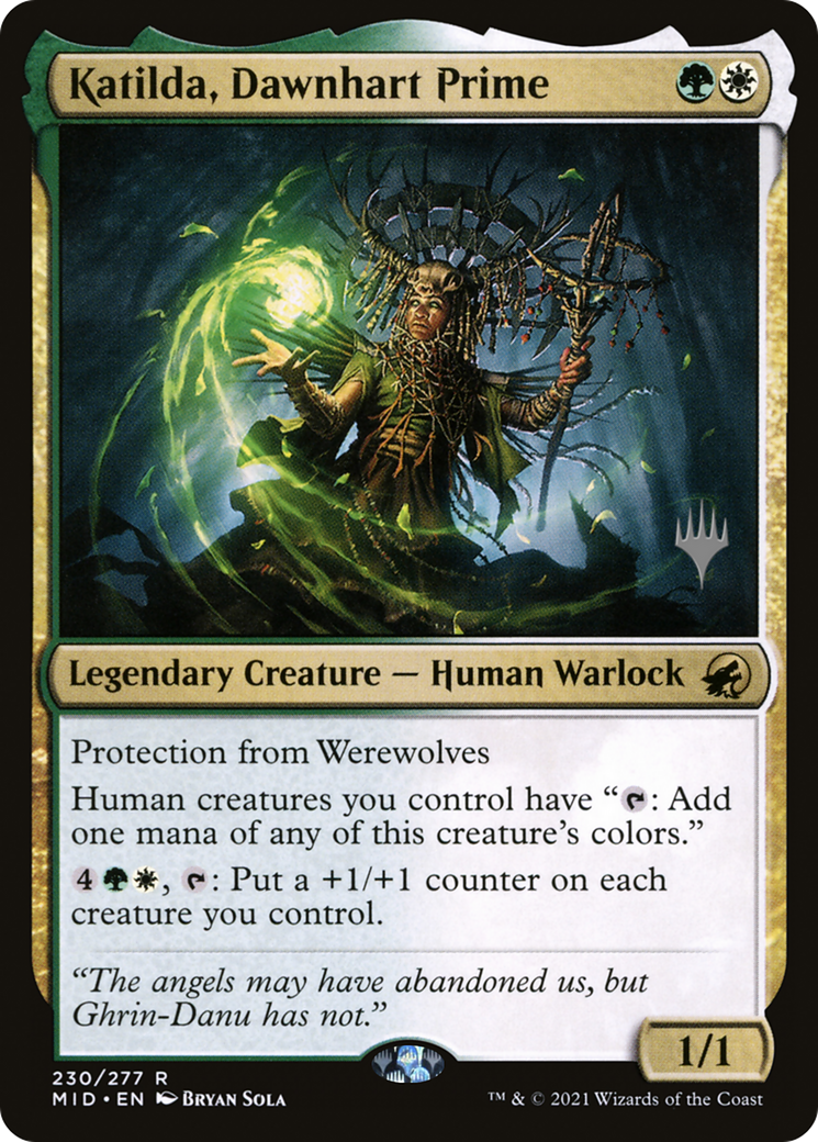 Katilda, Dawnhart Prime (PPMID-230) - Innistrad: Midnight Hunt Promos Foil