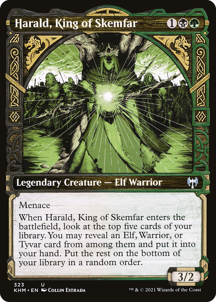 Harald, King of Skemfar (Showcase) (KHM-323) - Kaldheim: (Showcase) Foil