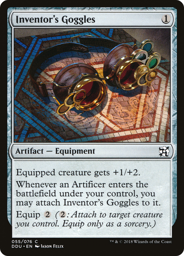 Inventor's Goggles (DDU-055) - Duel Decks: Elves vs. Inventors