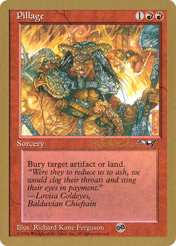 Pillage - 1997 Paul McCabe (ALL) (SB) (WCD-) - World Championship Decks 1997