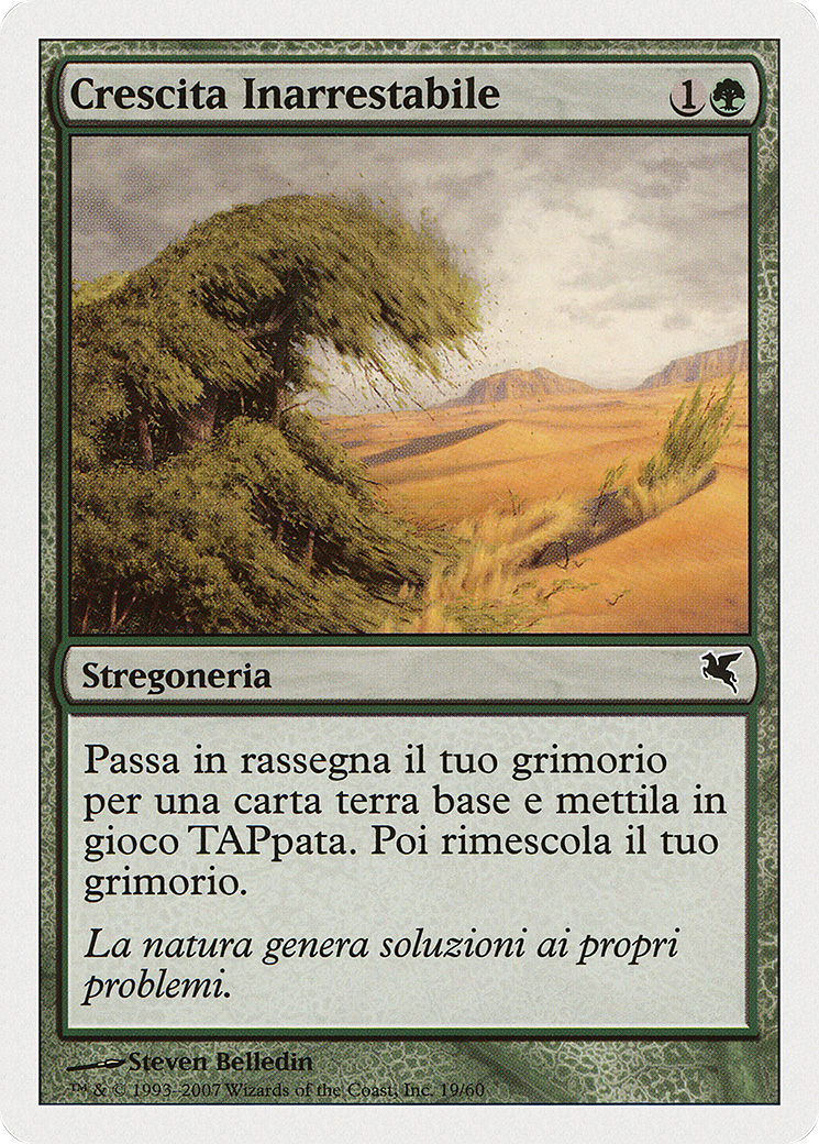 Rampant Growth (Italian) - "Crescita Inarrestabile" (K19) (PSAL-K19) - Salvat 2005