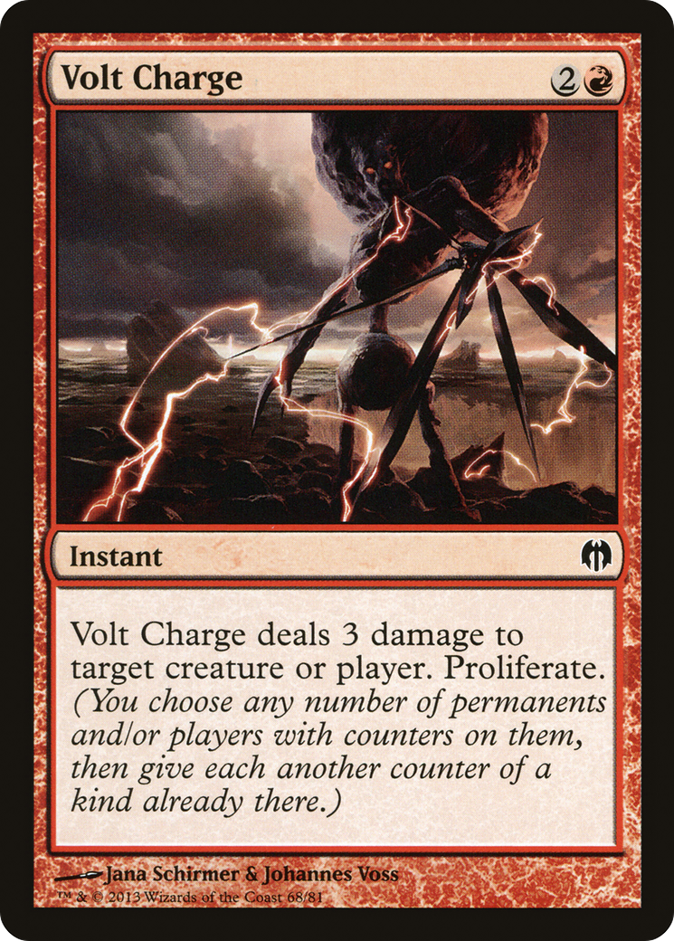 Volt Charge (DDL-068) - Duel Decks: Heroes vs. Monsters