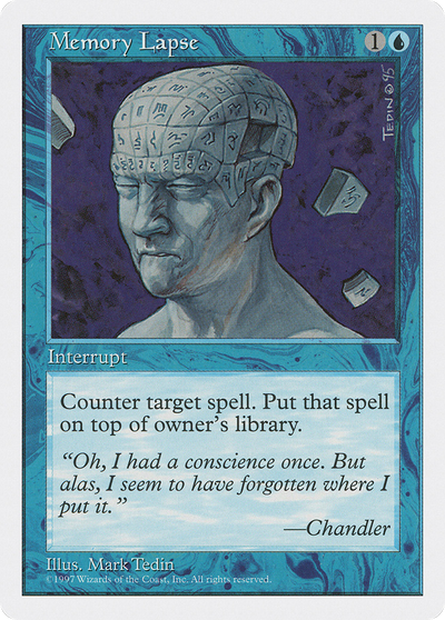 Memory Lapse (5ED-) - Fifth Edition