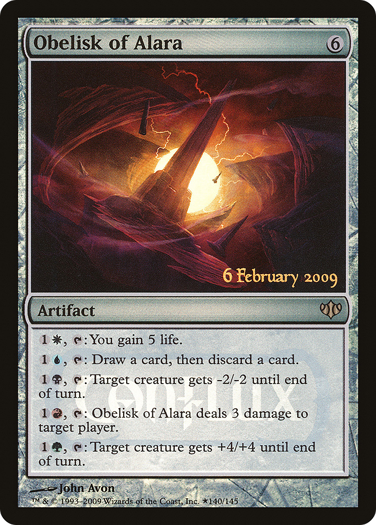 Obelisk of Alara (LARP-140) - Conflux Promos Foil