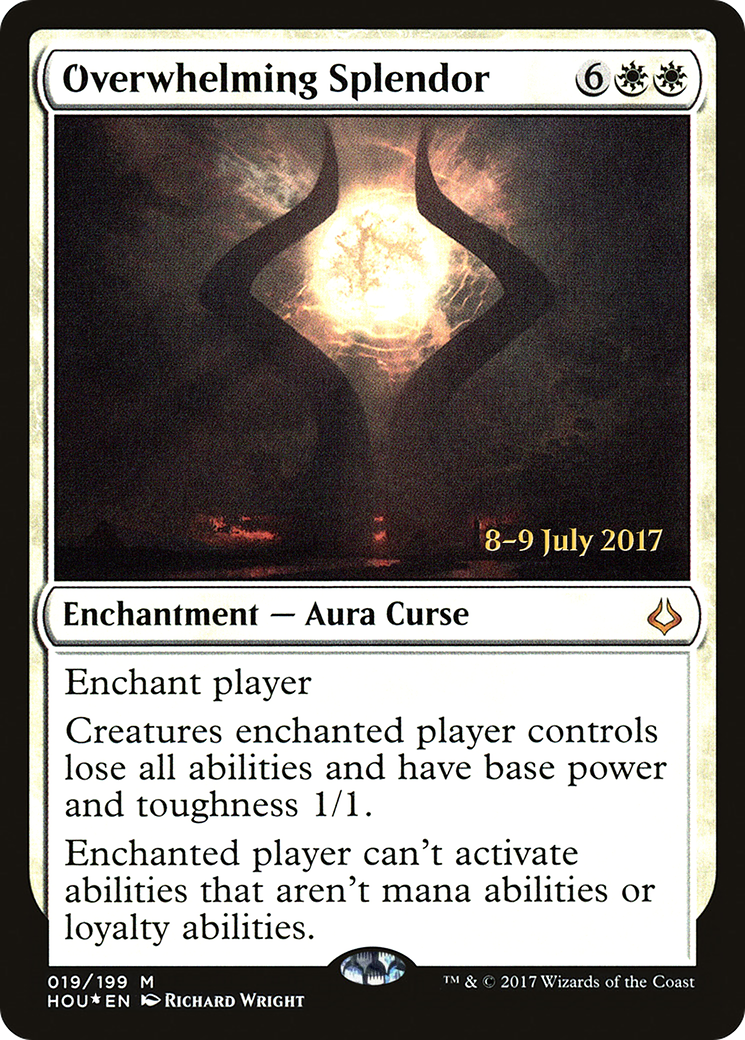 Overwhelming Splendor (PRE-019) - Hour of Devastation Promos Foil