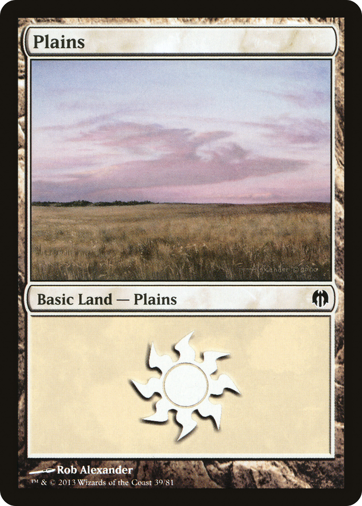Plains (39) (DDL-039) - Duel Decks: Heroes vs. Monsters