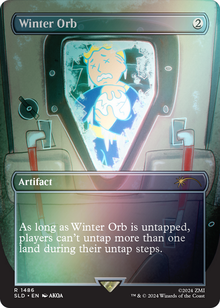 Winter Orb (Rainbow Foil) (SLD-1486) - Secret Lair Drop (Borderless) Foil