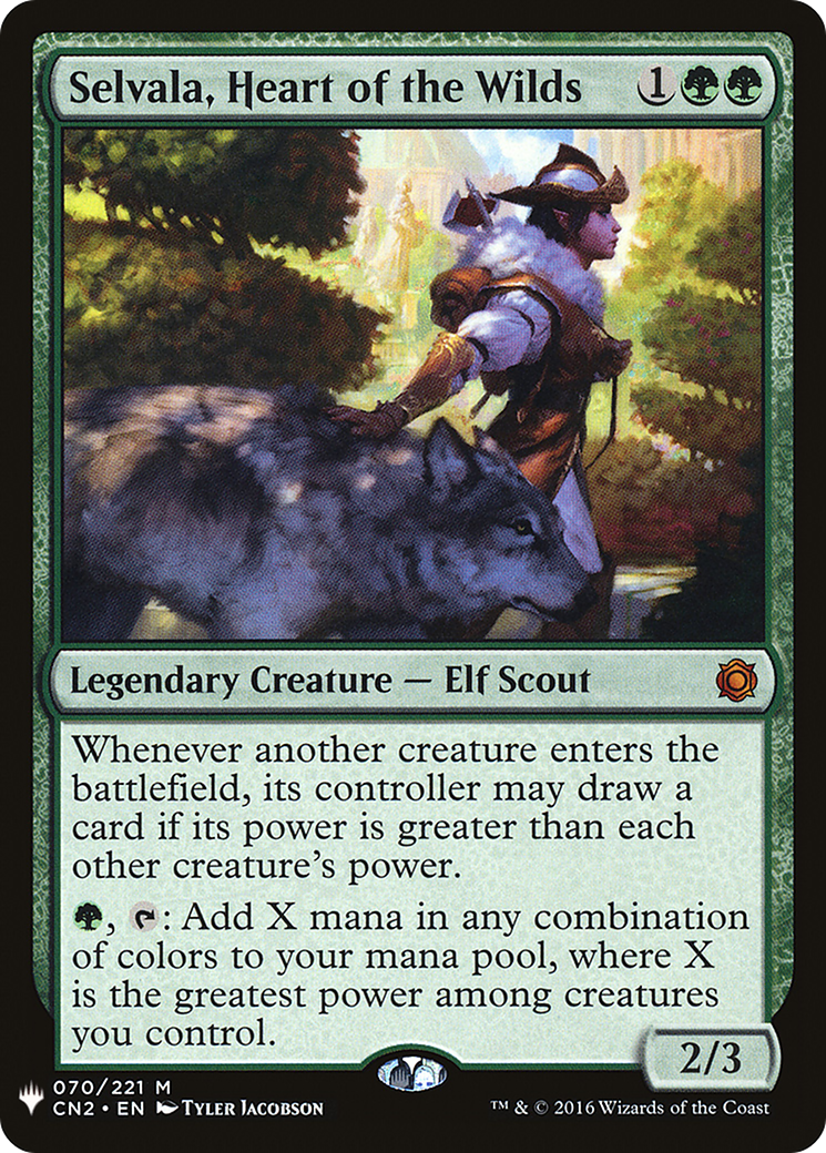 Selvala, Heart of the Wilds (LIST-070) - The List
