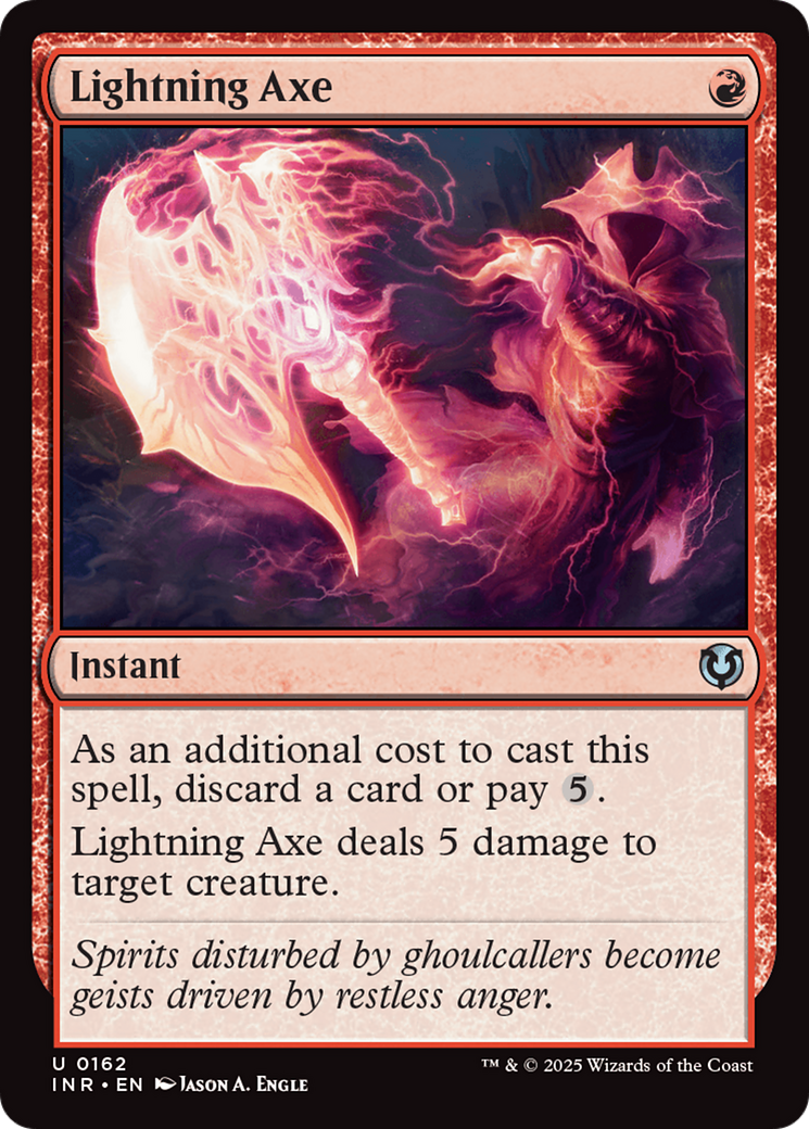 Lightning Axe (INR-162) - Innistrad Remastered Foil
