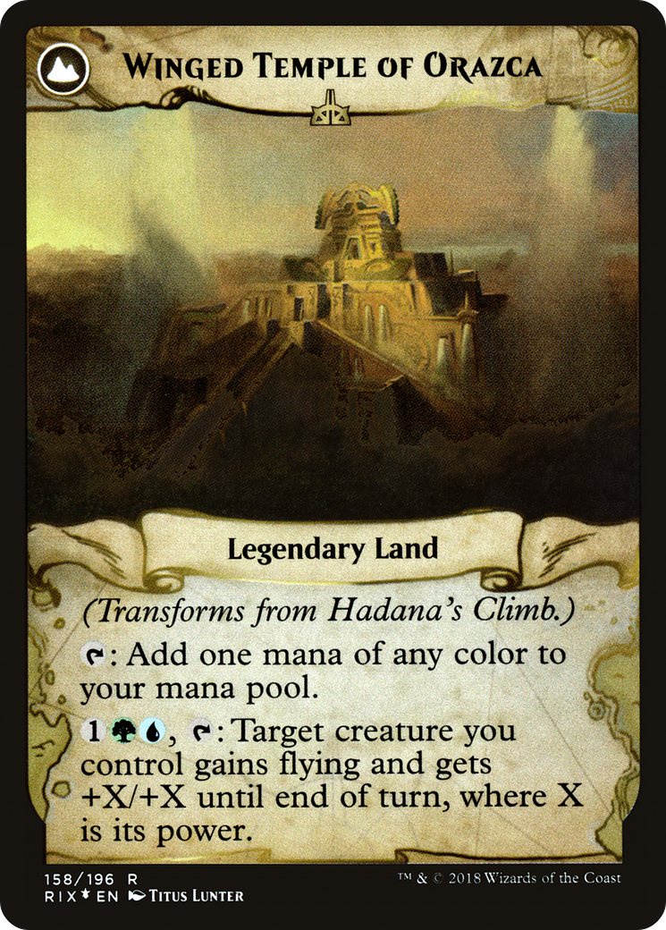 Hadana's Climb (PRE-158) - Rivals of Ixalan Promos: (compasslanddfc) Foil