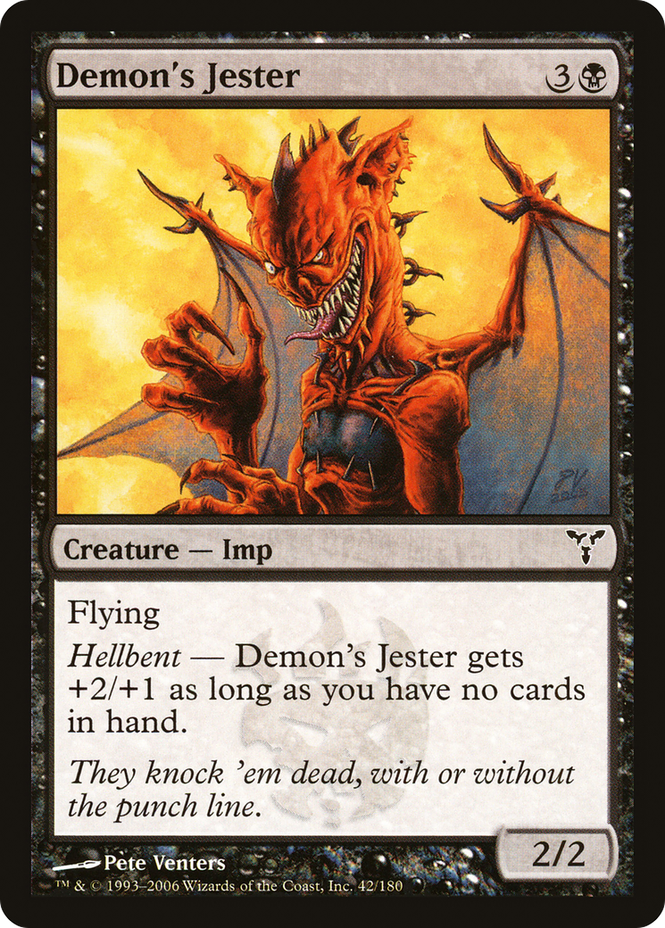 Demon's Jester (DIS-042) - Dissension Foil