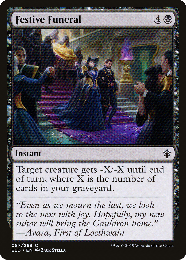 Festive Funeral (ELD-087) - Throne of Eldraine