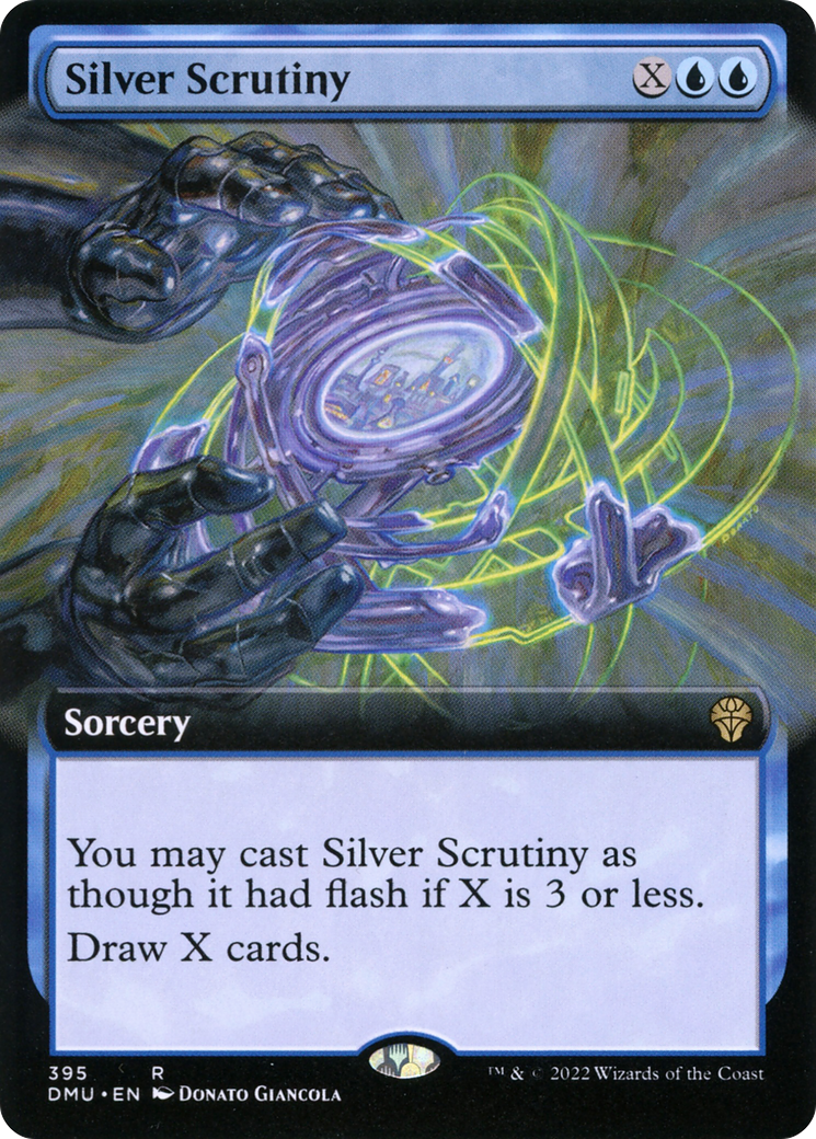 Silver Scrutiny (Extended Art) (DMU-395) - Dominaria United: (Extended Art) Foil