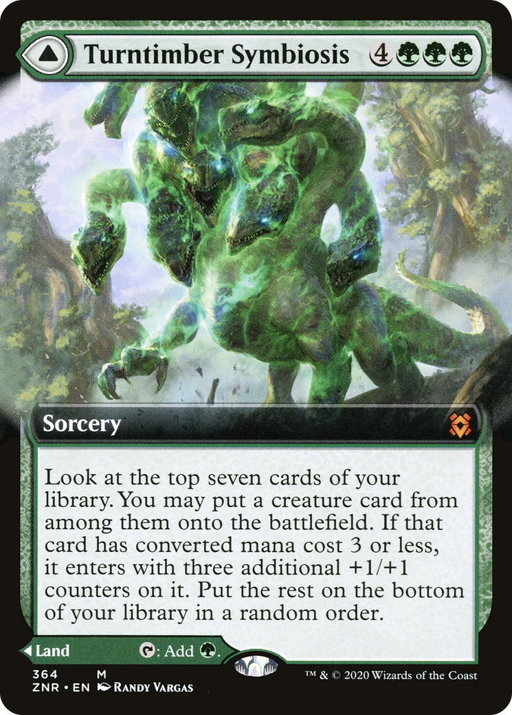 Turntimber Symbiosis (Extended Art) (ZNR-364) - Zendikar Rising: (Extended Art) Foil