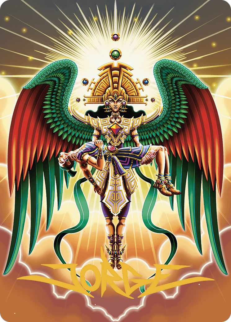 Resplendent Angel // Resplendent Angel (ALCI-059) - The Lost Caverns of Ixalan Art Series (Borderless) Foil