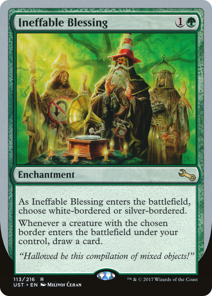 Ineffable Blessing (C) (UST-113) - Unstable Foil