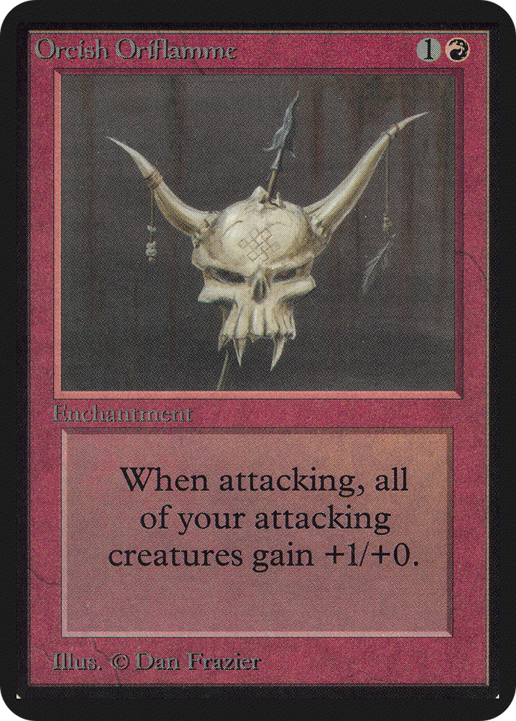 Orcish Oriflamme (LEA-) - Limited Edition Alpha