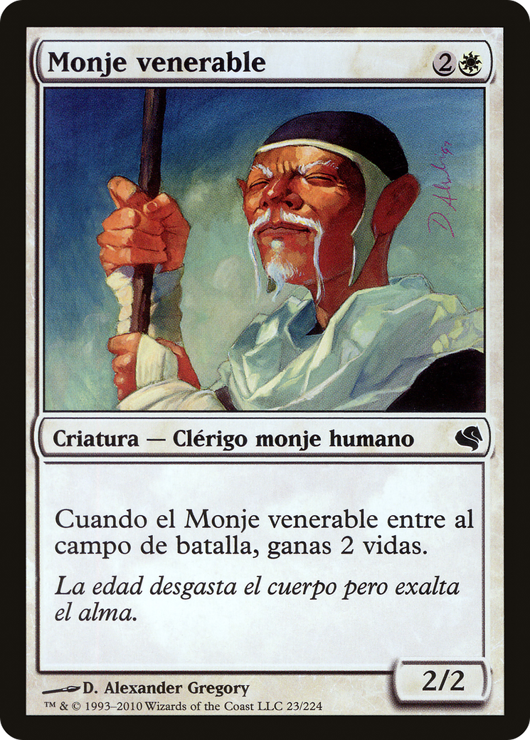 Venerable Monk (Spanish) - "Monje venerable" (PS11-023) - Salvat 2011