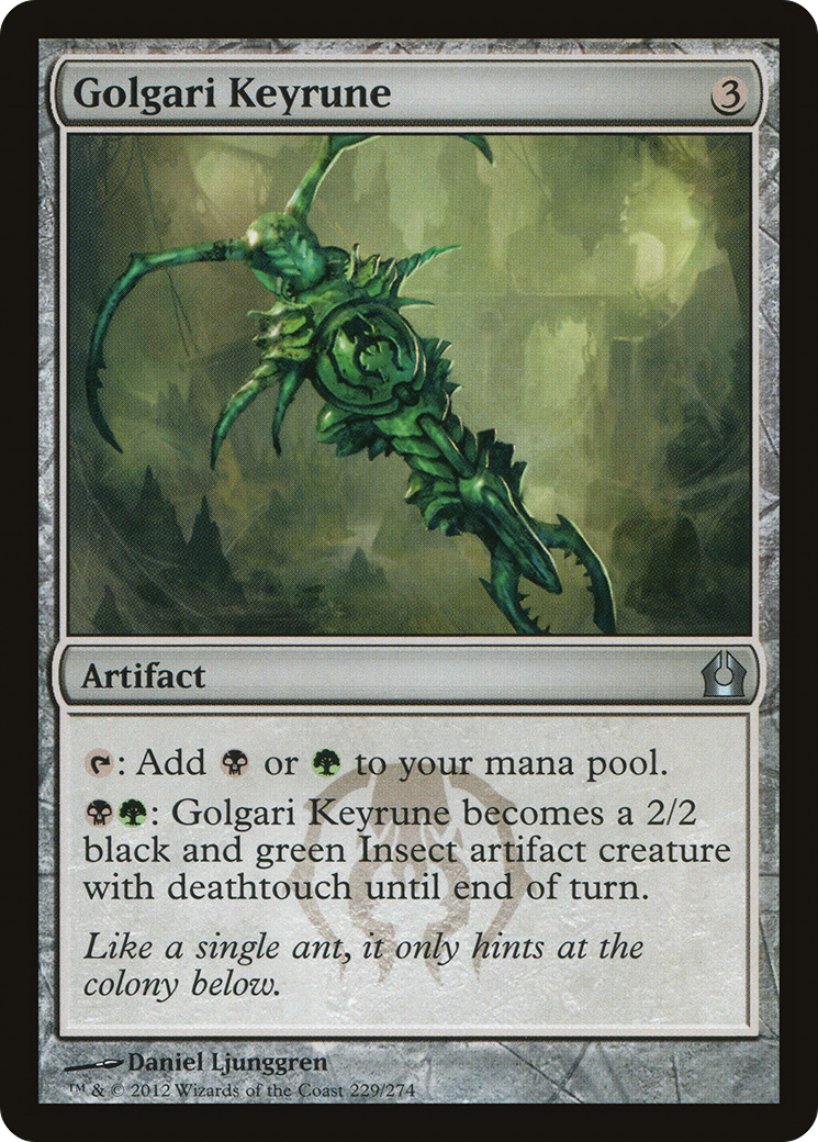 Golgari Keyrune (RTR-229) - Return to Ravnica Foil